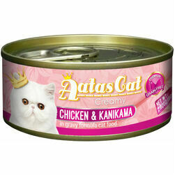Aatas Cat Creamy Chicken&Kanikama 80g - konservi kaķiem