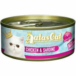 Aatas Cat Creamy Chicken&Sardine 80g - konservi kaķiem