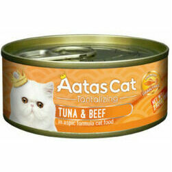 Aatas Cat Tantalizing Tuna&Beef 80g - konservi kaķiem