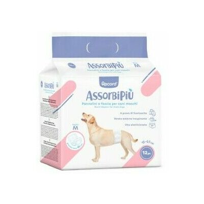 Autiņi suņiem Male AssorbiPiu M 12gb.