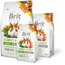 Brit Animals Rabbit Adult complete 1,5 kg barība trušiem
