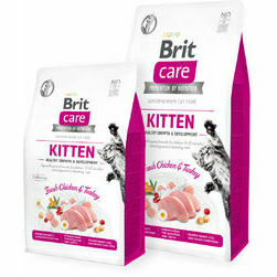 Brit Care Cat GF Kitten Healthy Growth & Development 7 kg barība kaķiem
