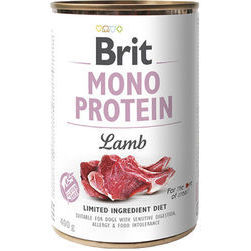 BRIT CARE wet Mono Protein Lamb 400 g konservi suņiem