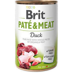 BRIT CARE wet Duck Paté & Meat 400 g konservi suņiem