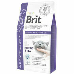 Brit GF Veterinary Diets Cat Gastrointestinal-Low Fat Herring & Pea 2 kg