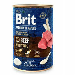 Brit Premium by Nature wet Beef with Tripes 400 g mitrā barība suņiem