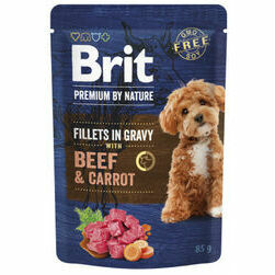 Brit Premium By Nature Dog Beef & Carrot in Gravy 85 g