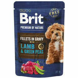 Brit Premium By Nature Dog Lamb & Green Peas in Gravy 85 g