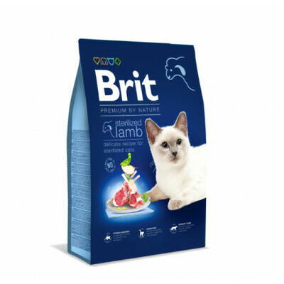 Brit Premium Cat Sterilized Lamb 8 kg