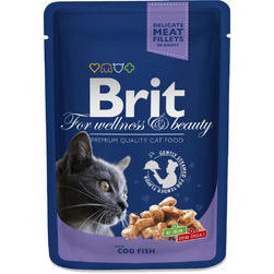Brit Premium Cod Fish 100 g konservi kaķiem