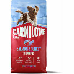 Carnilove Dog Active Puppy Salmon & Turkey 12 kg