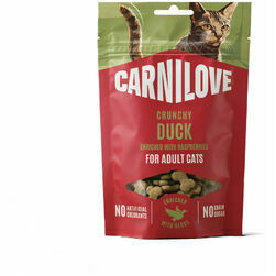 Carnilove Cat Crunchy Adult Duck Enriched with Raspberries 50 g