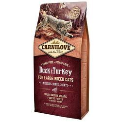 CARNILOVE Duck & Turkey Large Breed Cats 6 kg barība kaķiem