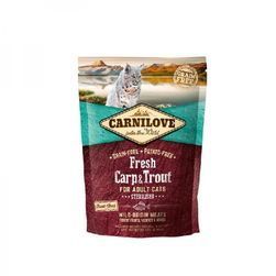 CARNILOVE Fresh Carp & Trout Sterilised for Adult 0,4 kg barība kaķiem