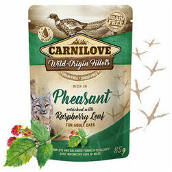 CARNILOVE Gravy rich in Pheasant enriched with Raspberry Leaves konservēta barība kaķiem 85 g
