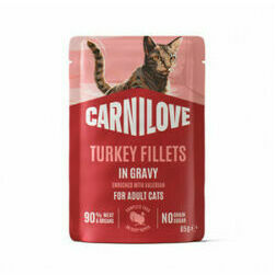 Carnilove Cat Pouch Turkey Enriched with Valerian 85 g