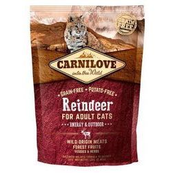 CARNILOVE Reindeer Adult Cat Energy & Outdoor 0,4 kg barība kaķiem