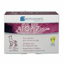 Dermoscent ATOP7® spot-on cats/dogs 0-10kg / 4 pipettes x 0,6ml