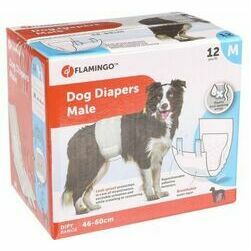 Flamingo autiņbiksītes suņiem For Male M 46-60cm 12gb.