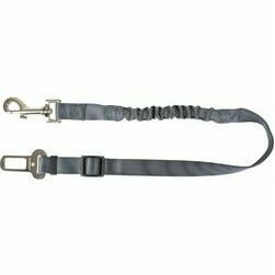 Flamingo auto drošības josta adapteris RUKA SHOCK ABSORBER GREY 52-65cm/20mm