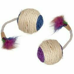 Flamingo BOULY SISAL BALL 5cm rotaļlieta kaķiem