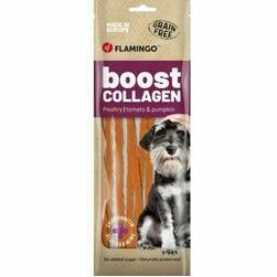 Flamingo gardumi suņiem Boost Spaghetti with chicken & collagen 10 gb 70 g