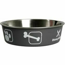 Flamingo metāla bļoda suņiem pēleka d 17cm 800 ml