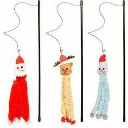 Flamingo rotaļlieta kaķiem CHRISTMAS TOY BABBO