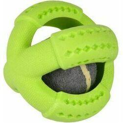 Flamingo rotaļlieta suņiem Dina With ball Green Dark grey