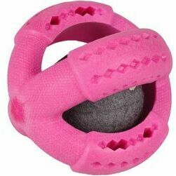 Flamingo rotaļlieta suņiem Dina With ball RASPBERRY PINK 11cm