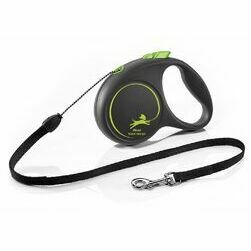 flexi black design S Cord 5m green