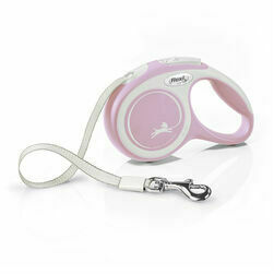flexi New Comfort XS lente 3 m, rose - pavada suņiem