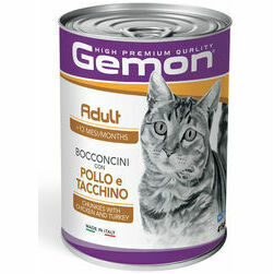 Gemon Cat Adult Chunkies with Chicken and Turkey 415 g