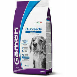 GEMON Dog ALL BREEDS Adult with tuna & rice 3 kg - barība suņiem