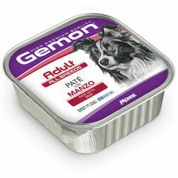 GEMON Dog pate Adult with beef 150 g - pastēte suņiem