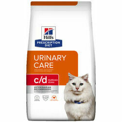 Hills Prescription Diet Cat C/D Urinary Care Stress with chicken 3kg barība kaķiem