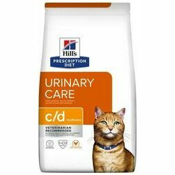 Hills Prescription Diet Cat C/D Urinary Care with chicken 1,5kg barība kaķiem