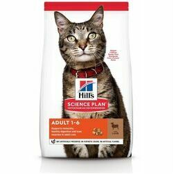 Hills Science Plan Cat Adult 1-6 with lamb 10kg barība kaķiem