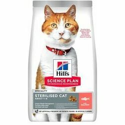 Hills Science Plan Cat Adult Sterilised 1-6 with Salmon 1,5 kg barība kaķiem
