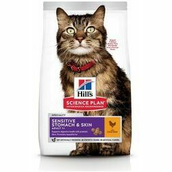 Hills Science Plan Cat Sensitive Stomach & Skin Adult 1.5kg barība kaķiem