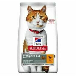 Hills Science Plan Cat Sterilised Adult with chicken 300 g barība kaķiem