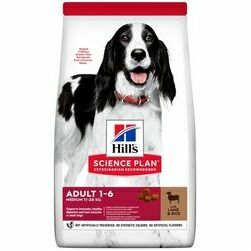 Hills Science Plan Dog Adult 1-6 MEDIUM with lamb 2.5kg barība suņiem