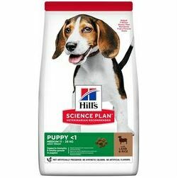 Hills Science Plan Dog Puppy Medium Breed with lamb 18kg barība suņiem