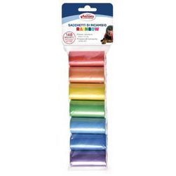 Izkārnījumu savākšanas maisiņi RAINBOW 7x20gab 20x26x4,5hcm