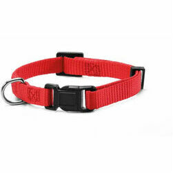 Kakla siksna regulējama 1,5 x33-40 cm sarkana