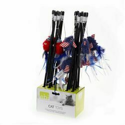 Kaķu rotaļlieta uz kociņa 40cm/ Zivs&Putns