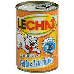 LeChat Cat Adult Chunkies with Chicken and Turkey 400 g