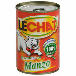 LeChat Cat Adult Chunkies with Beef 400 g