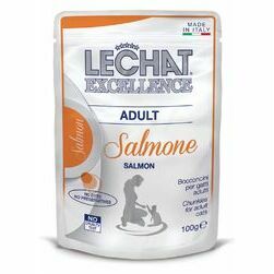 LeChat Excellence Pouch Adult Chunkies with Salmon 100 g