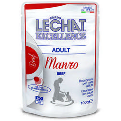 LECHAT Excellence Wet Adult with beef 100 g - konservi kaķiem